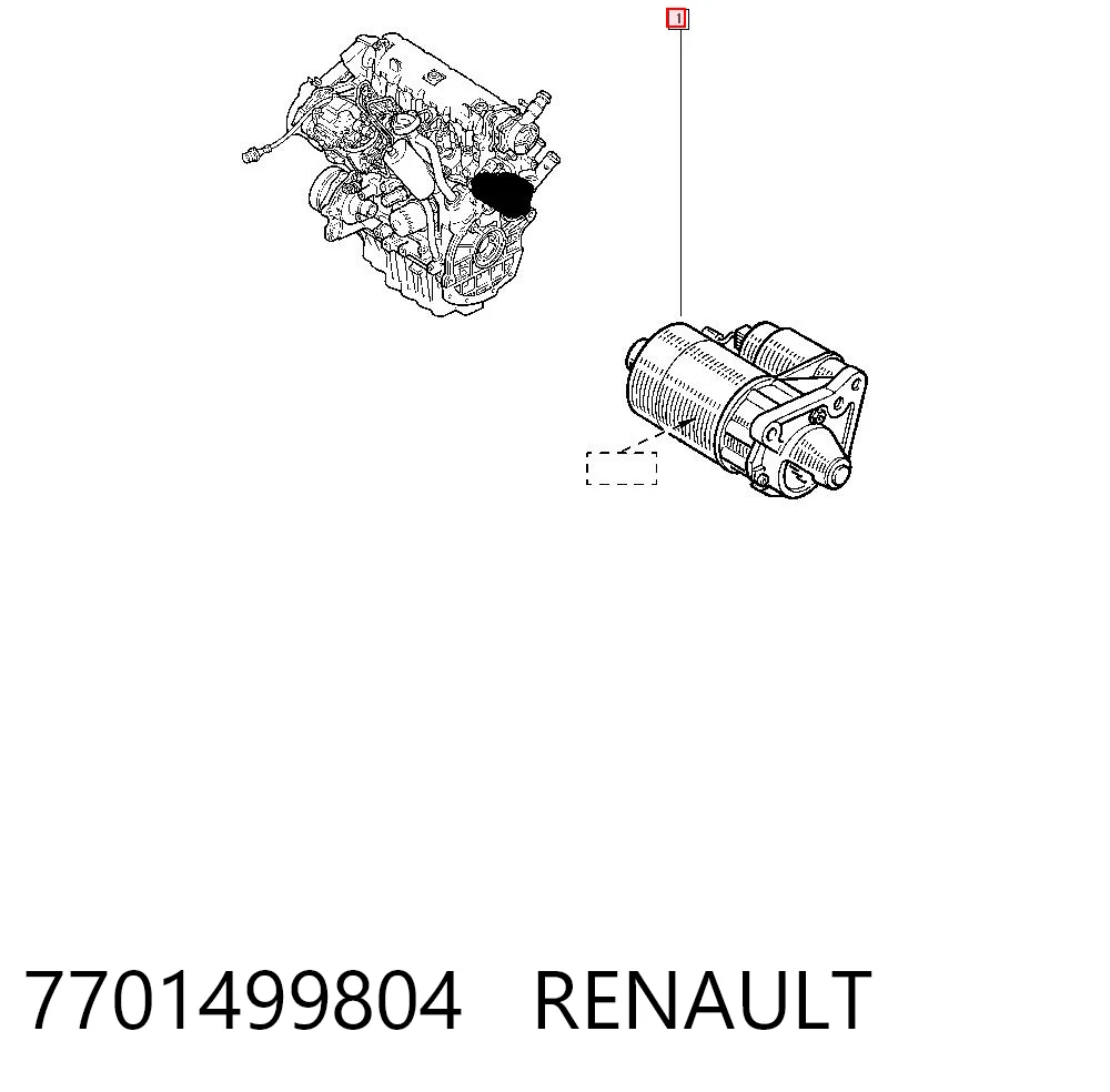 7701499804 Renault (RVI) Arranque motores