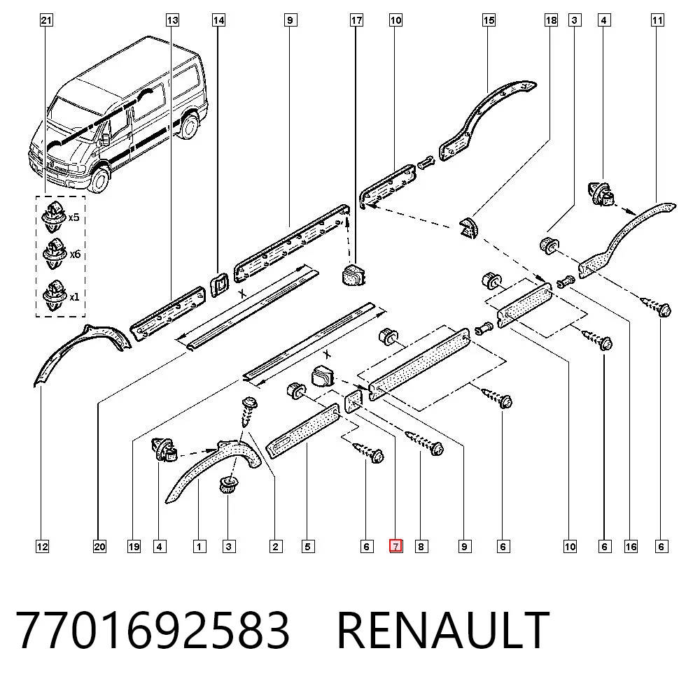7701692583 Renault (RVI)