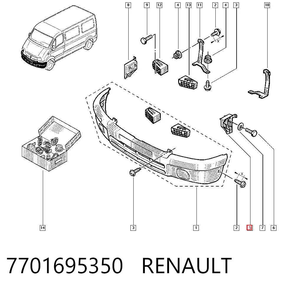 7701695350 Renault (RVI)