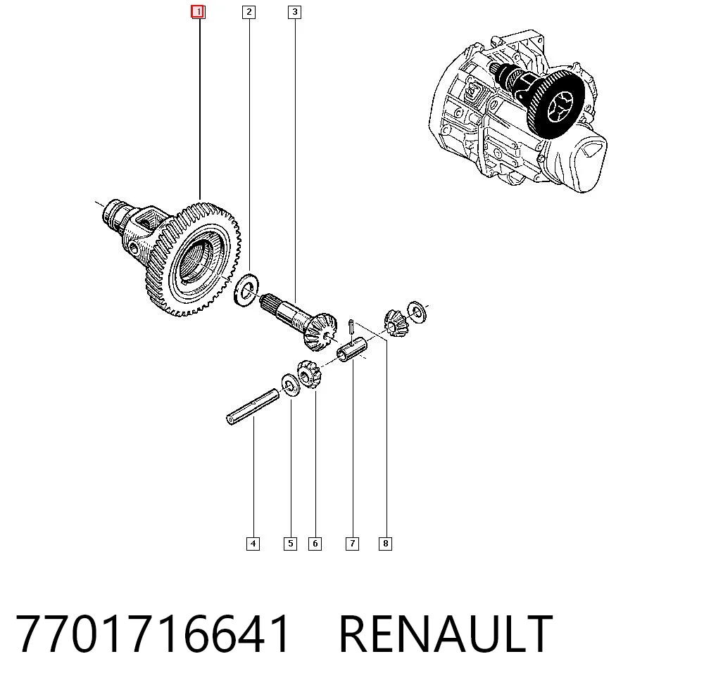 7701716641 RENAULT