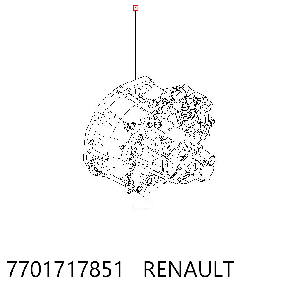 Transimisión manual para Renault Megane II EM0, EM1