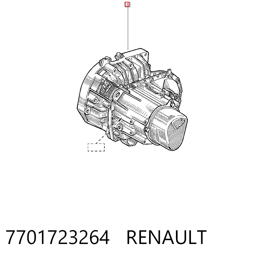 Transimisión manual para Renault Clio II SB0