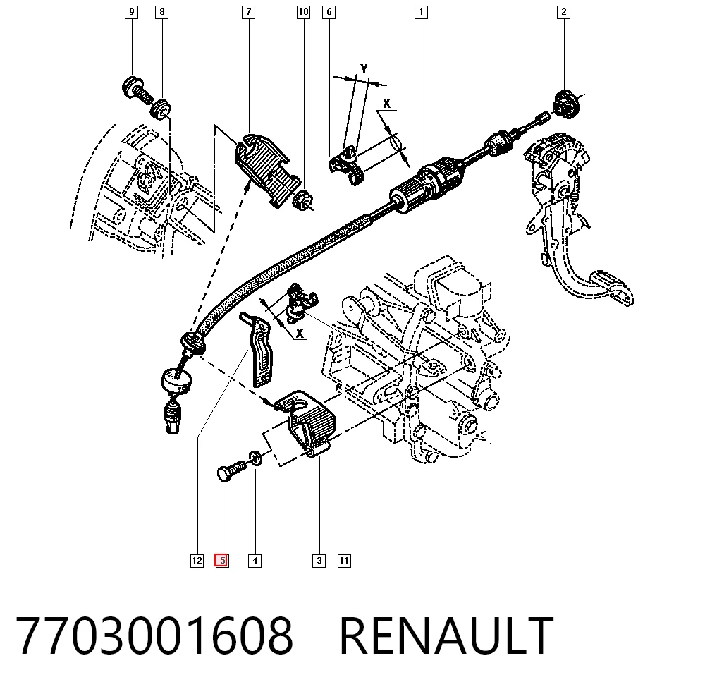 7703001608 Renault (RVI)