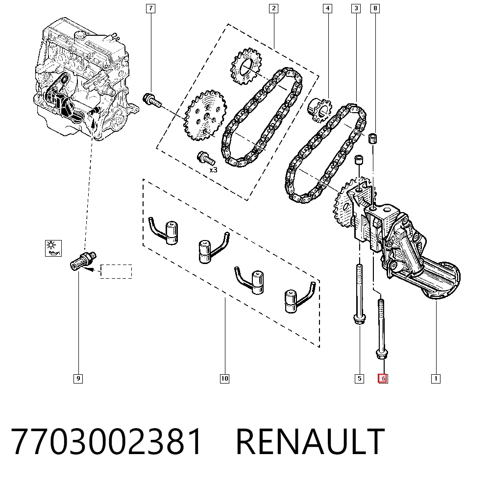 7703002381 Renault (RVI)