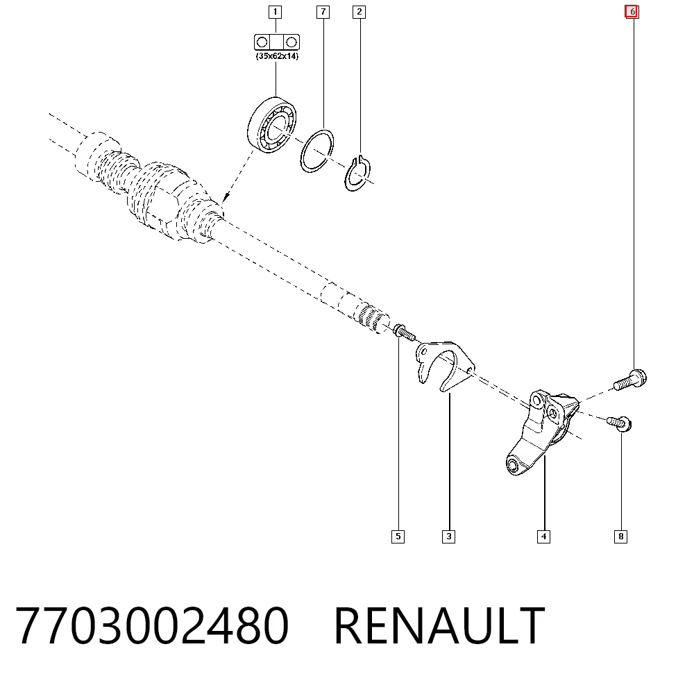 7703002480 Renault (RVI)
