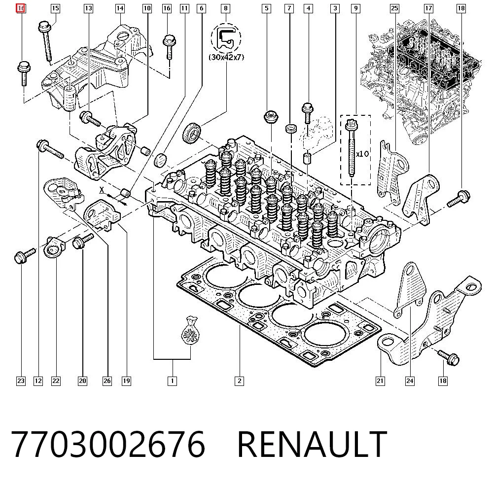 7703002676 RENAULT