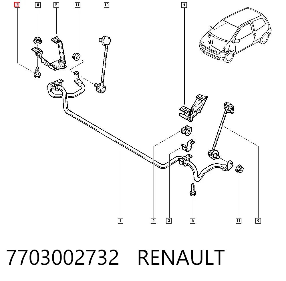7703002732 Renault (RVI)