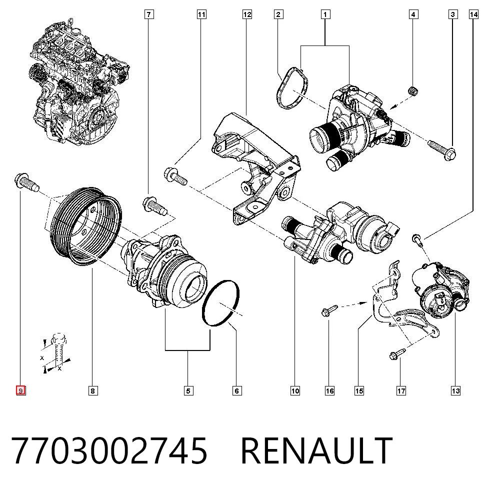 7703002745 Renault (RVI)