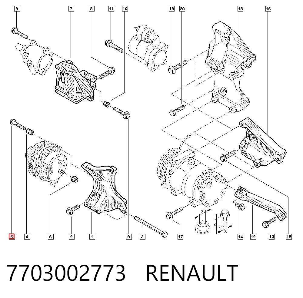 7703002773 Renault (RVI)