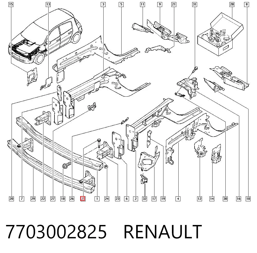 7703002825 Renault (RVI)