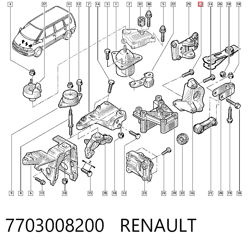 7703008200 Renault (RVI)