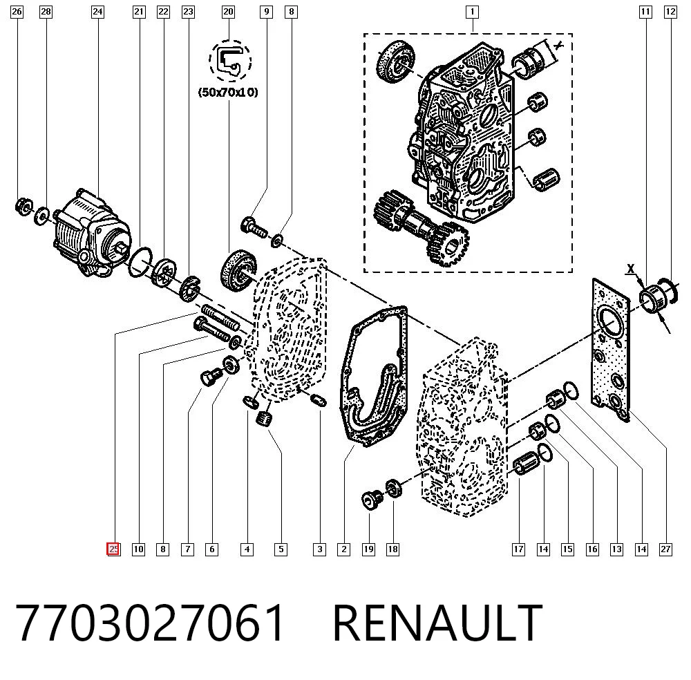 7703027061 Renault (RVI)