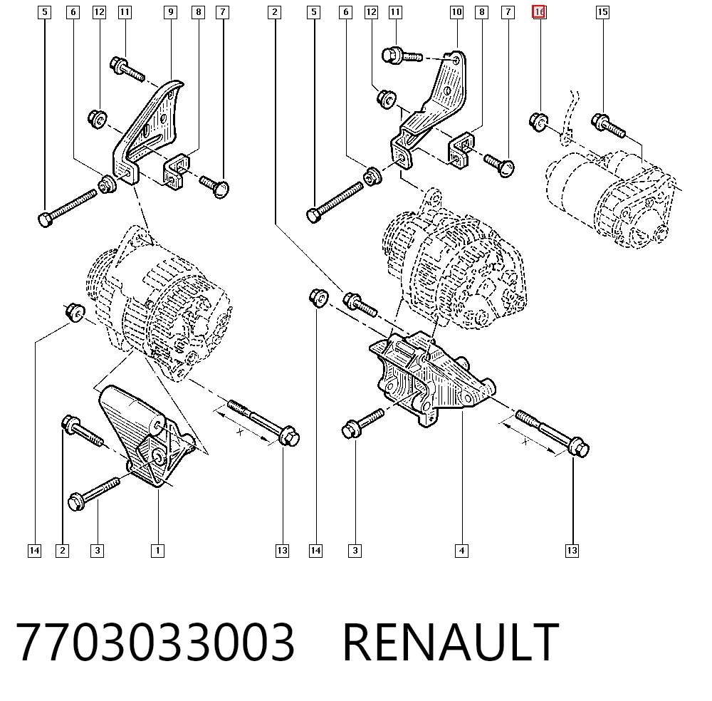 7703033003 Renault (RVI)