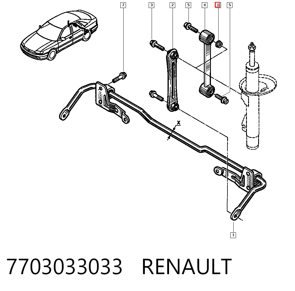7703033033 Renault (RVI)