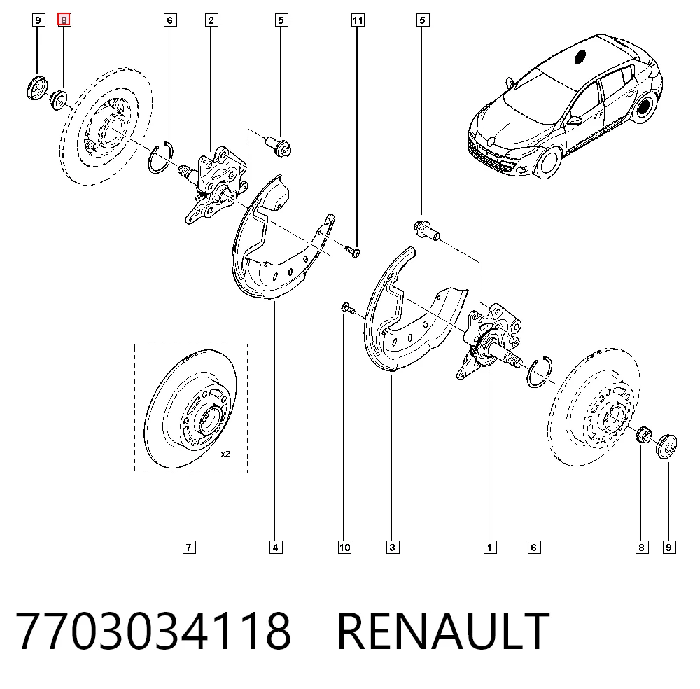 7703034118 Renault (RVI)