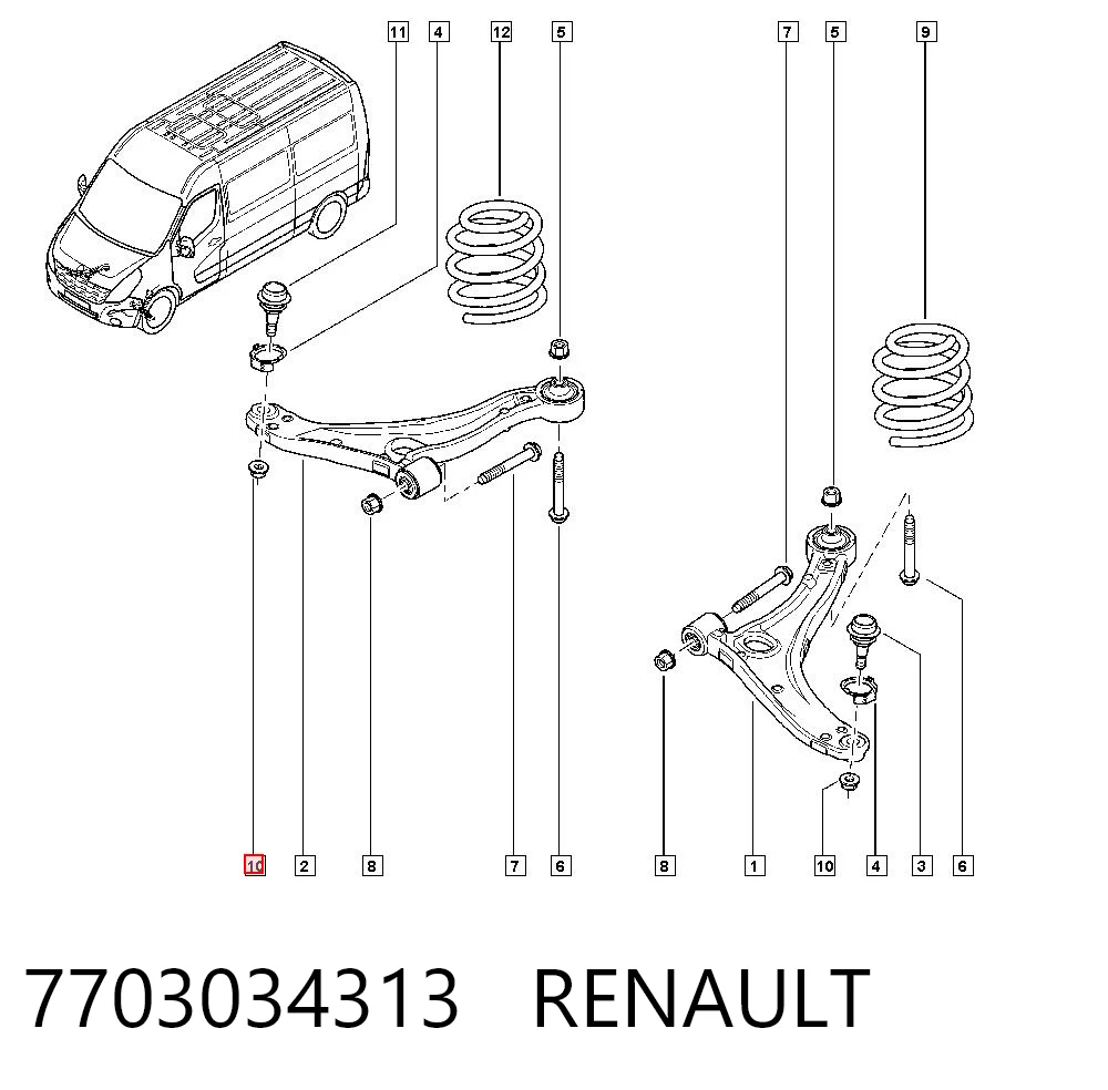 7703034313 Renault (RVI)