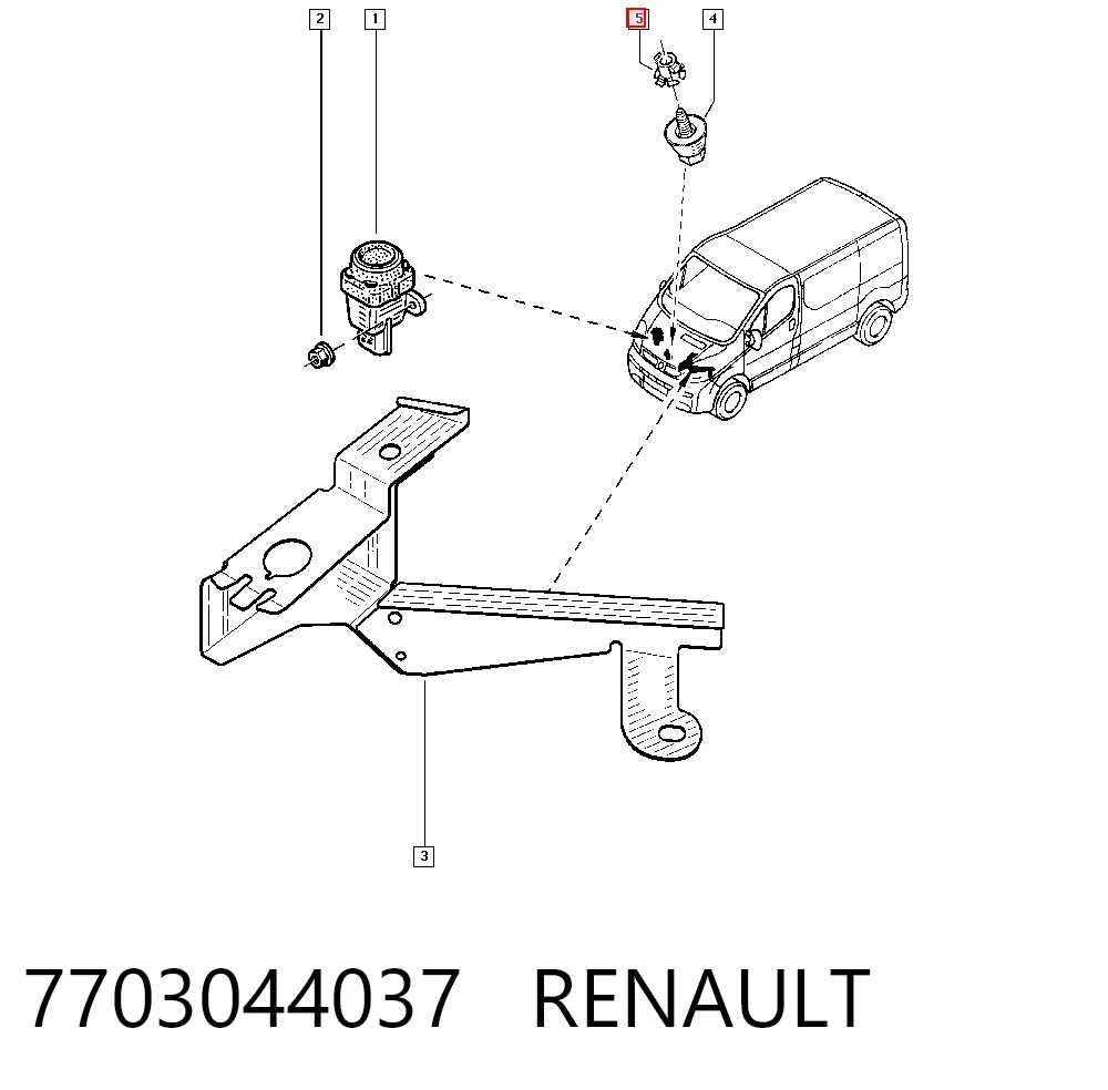 7703044037 Renault (RVI)