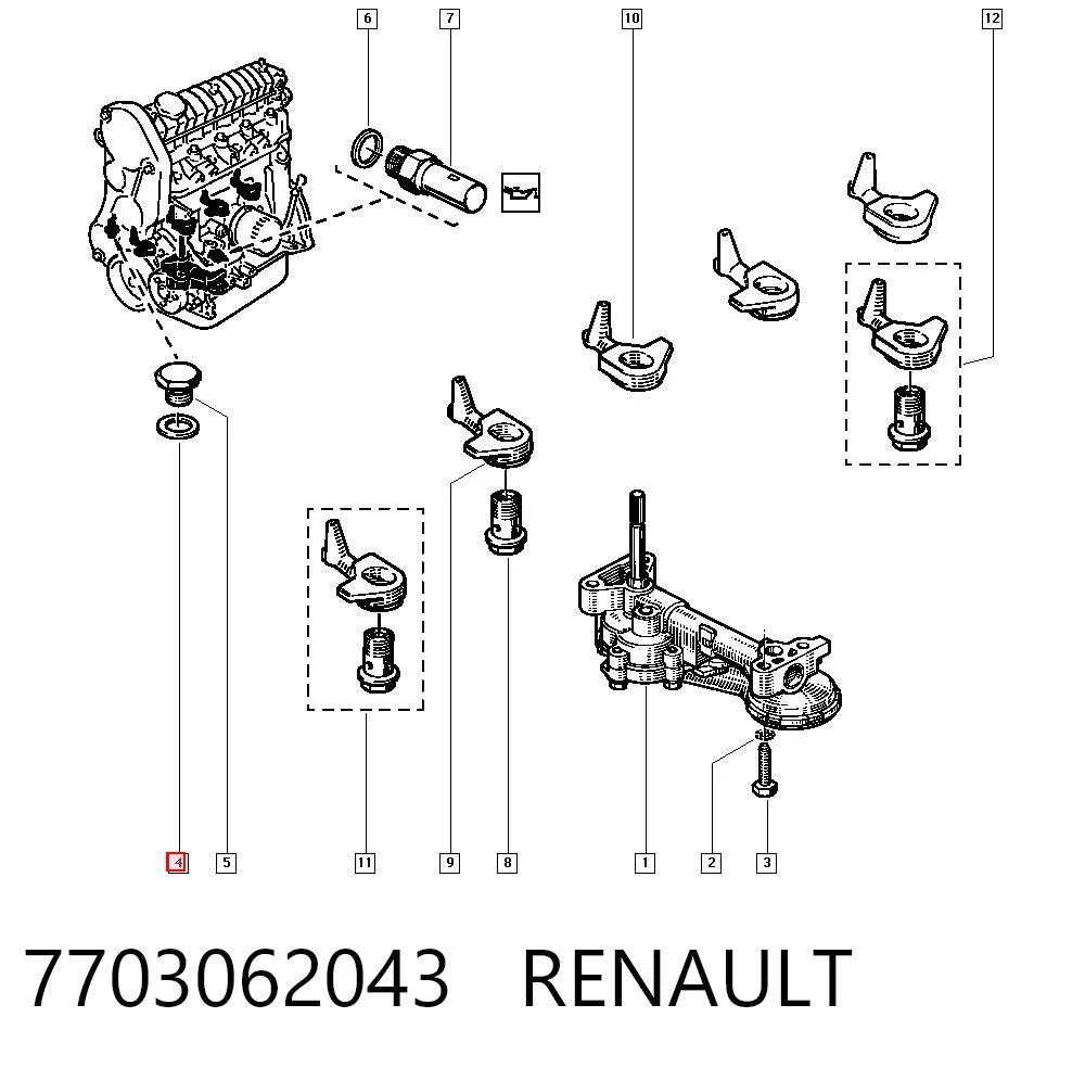 7703062043 Renault (RVI)