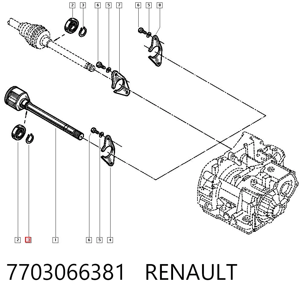 7703066381 Renault (RVI)