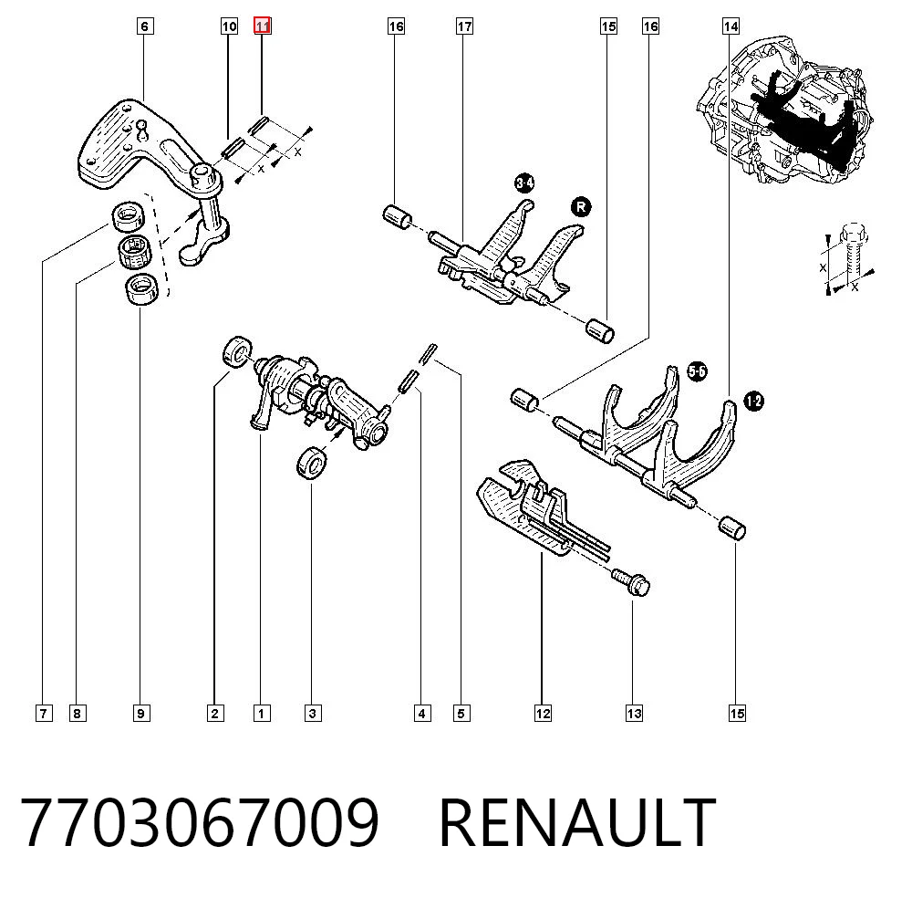 7703067009 Renault (RVI)