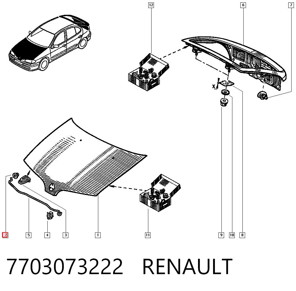 7703073222 RENAULT