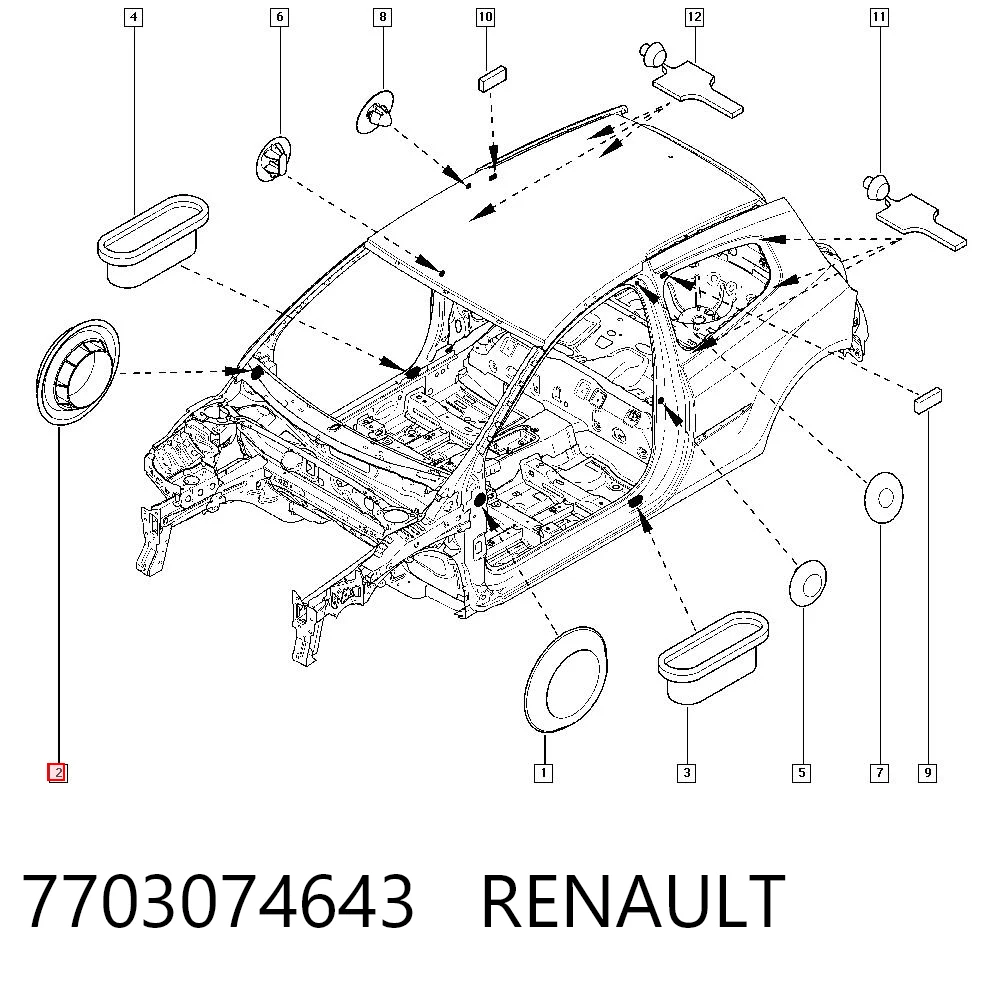7703074643 Renault (RVI)