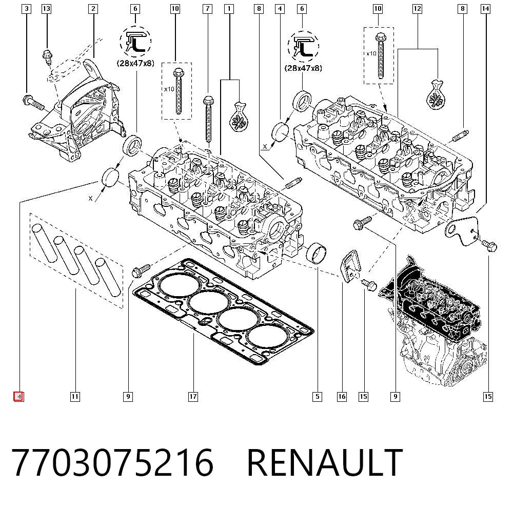 7703075216 Renault (RVI)