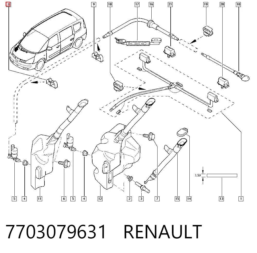 7703079631 Renault (RVI)