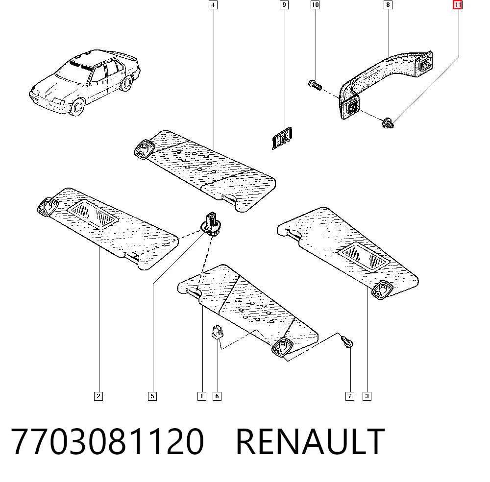 7703081120 Renault (RVI)
