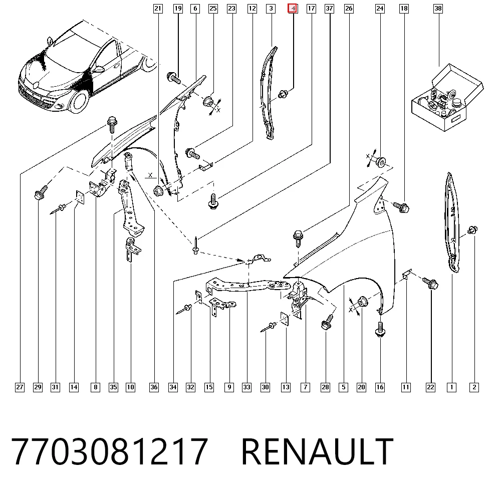 7703081217 Renault (RVI)