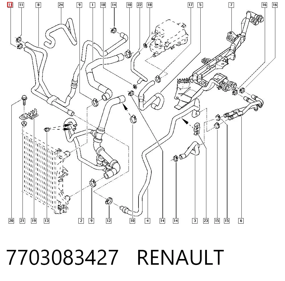 7703083427 Renault (RVI)