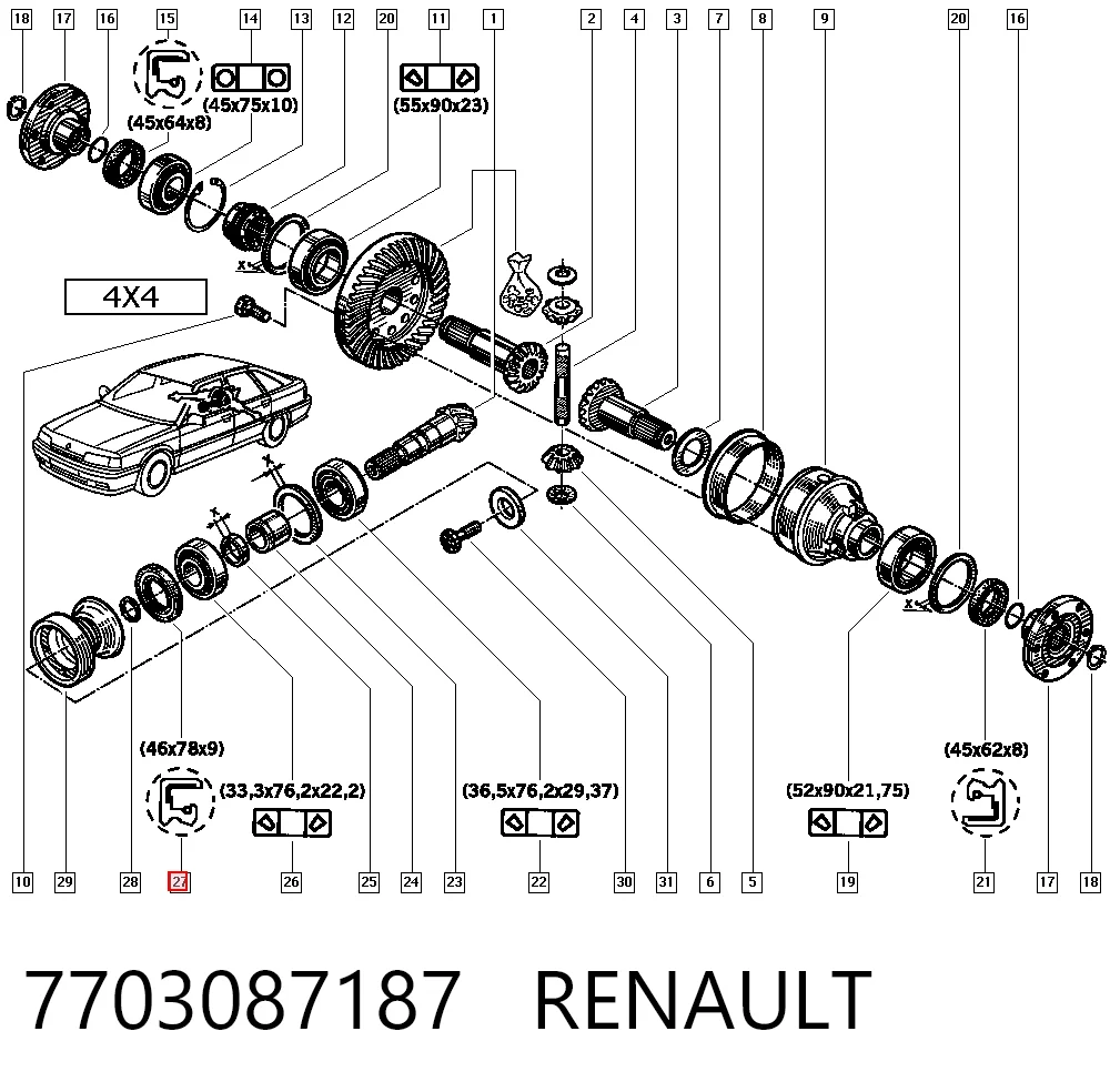 7703087187 Renault (RVI)