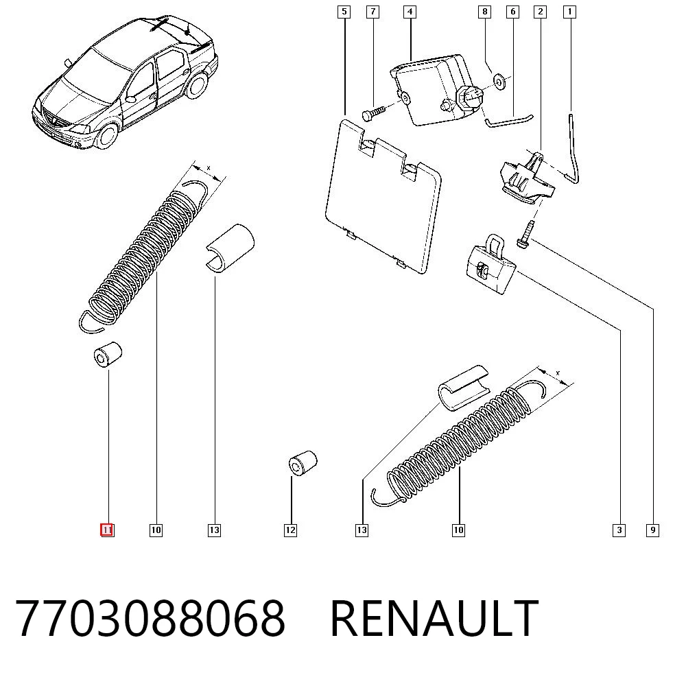 7703088068 Renault (RVI)