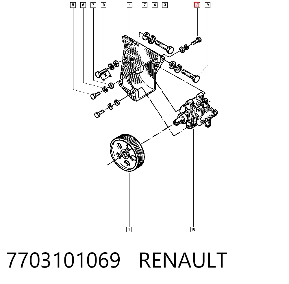 7703101069 Renault (RVI)