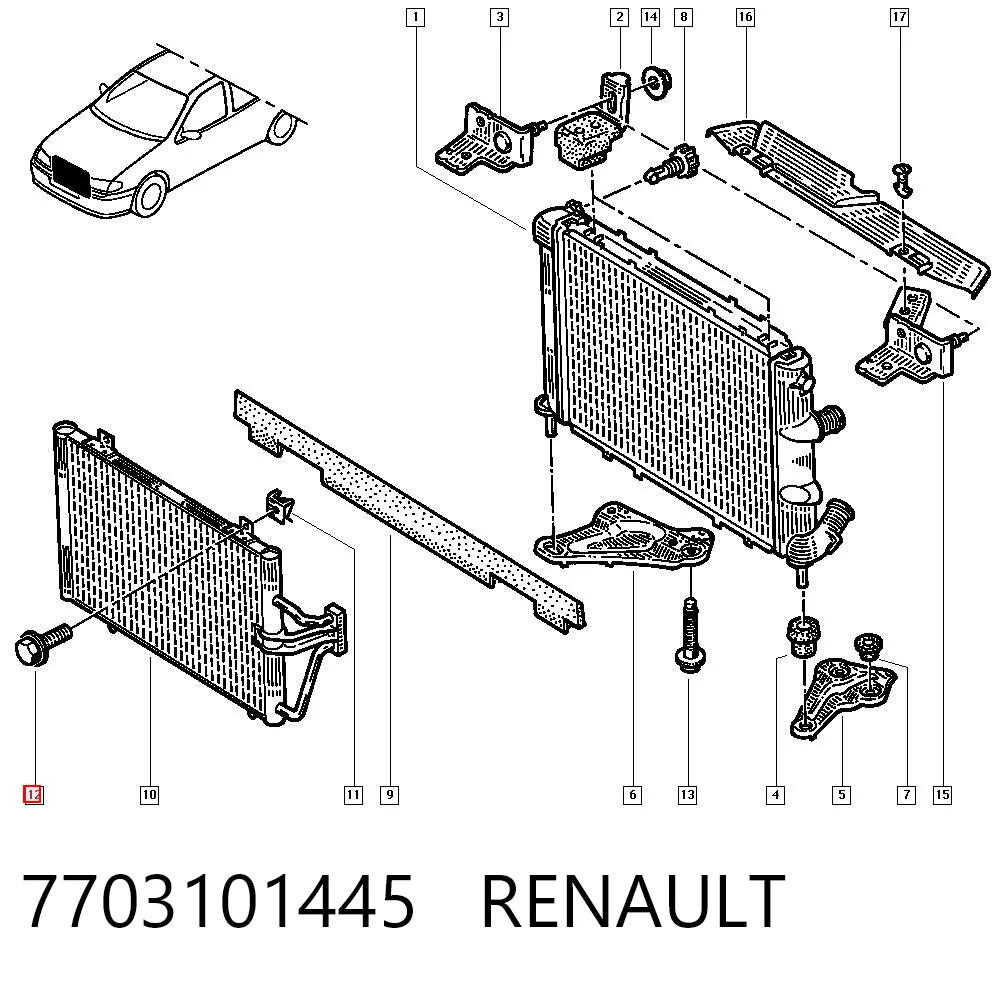 7703101445 Renault (RVI)