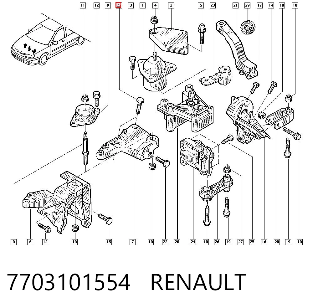 7703101554 Renault (RVI)