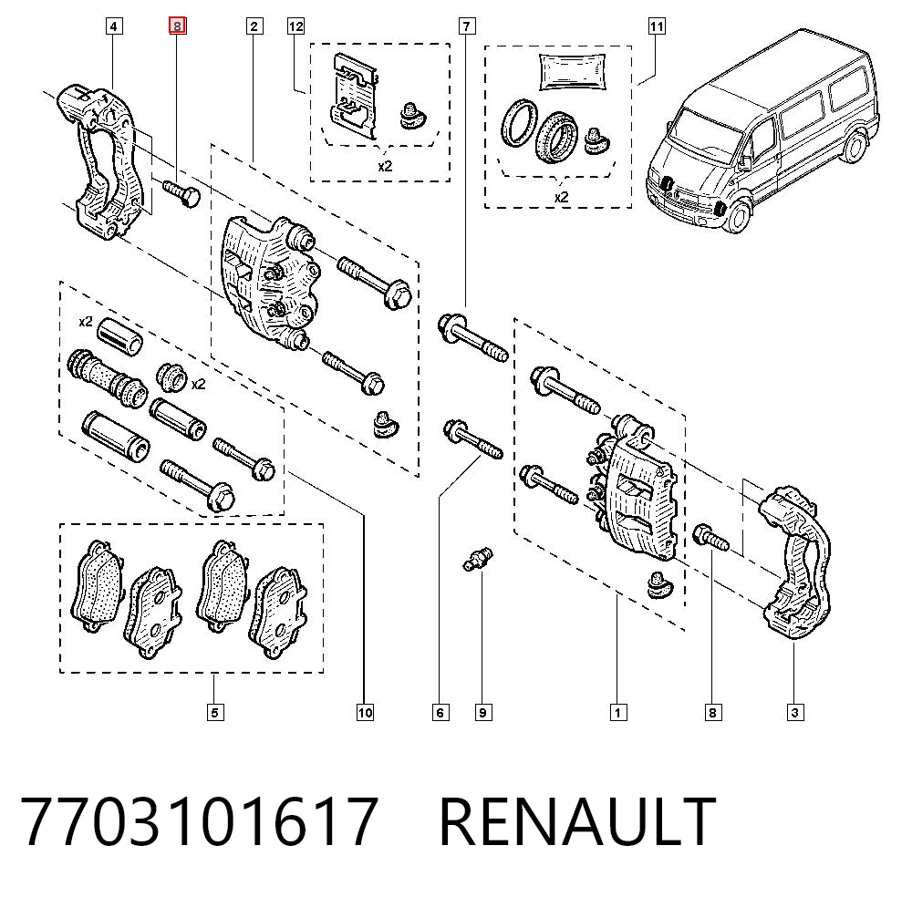 7703101617 Renault (RVI)