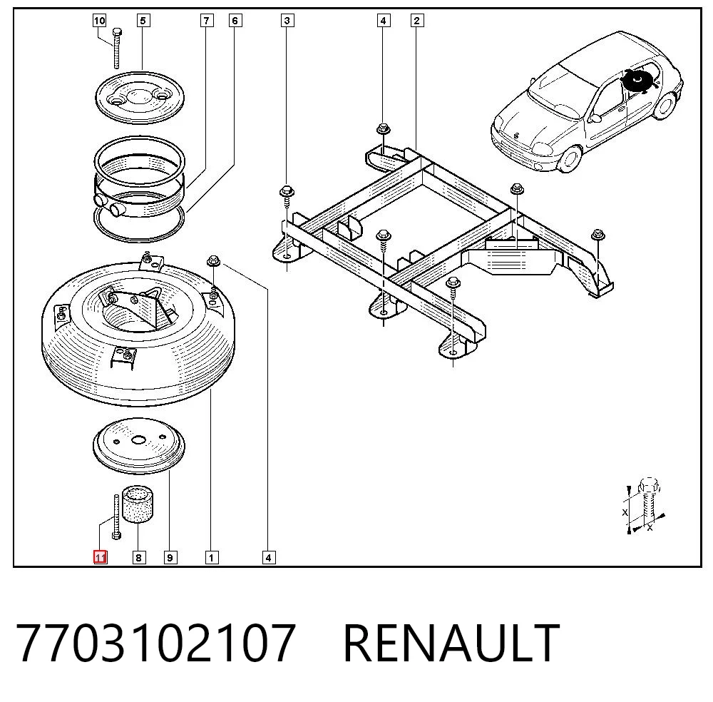 7703102107 Renault (RVI)