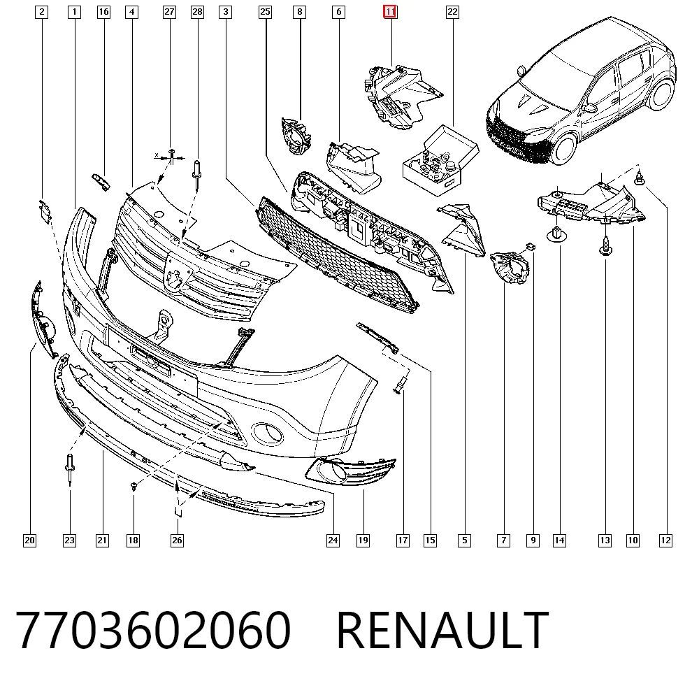 7703602060 Renault (RVI)