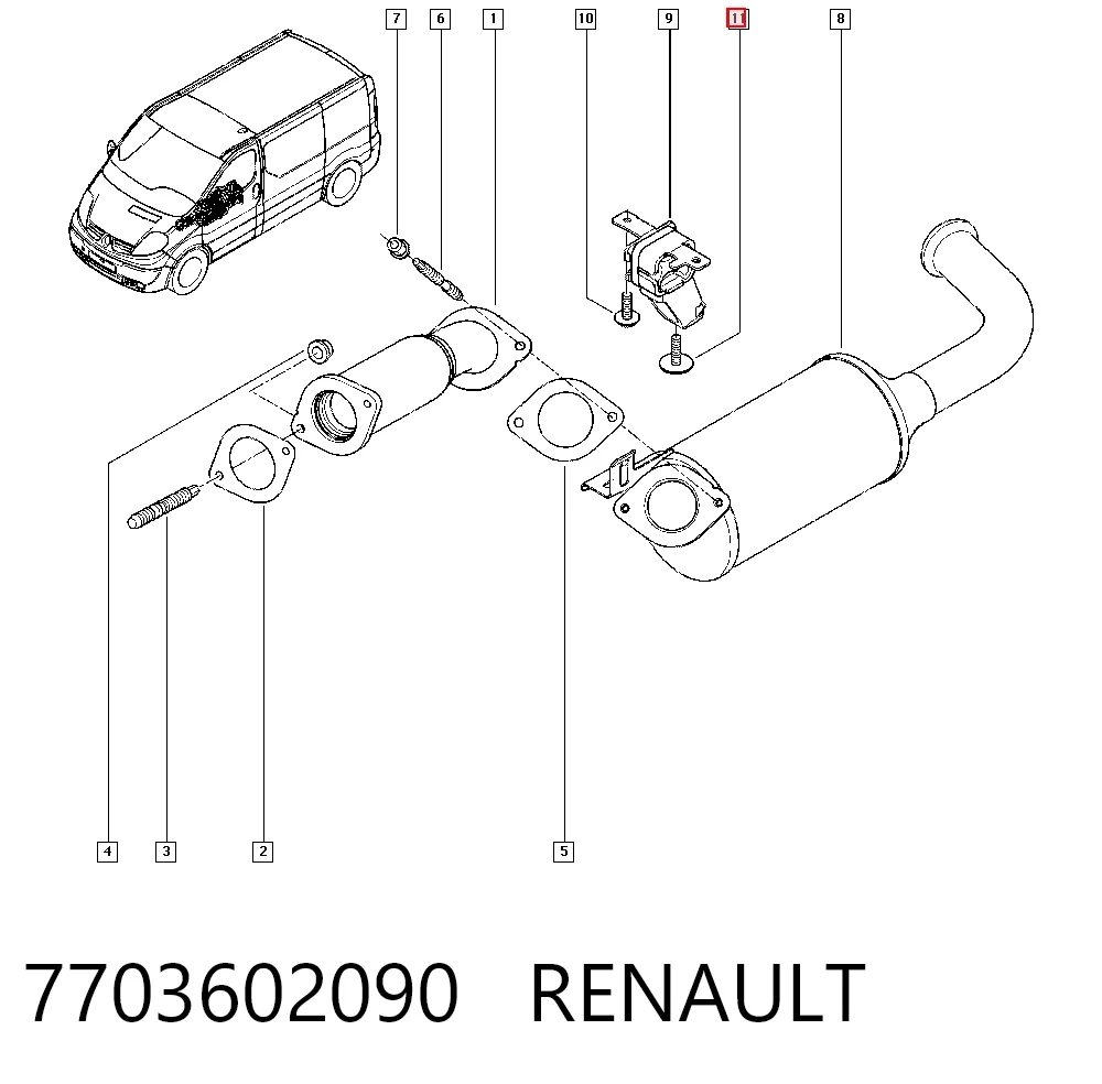 7703602090 Renault (RVI)