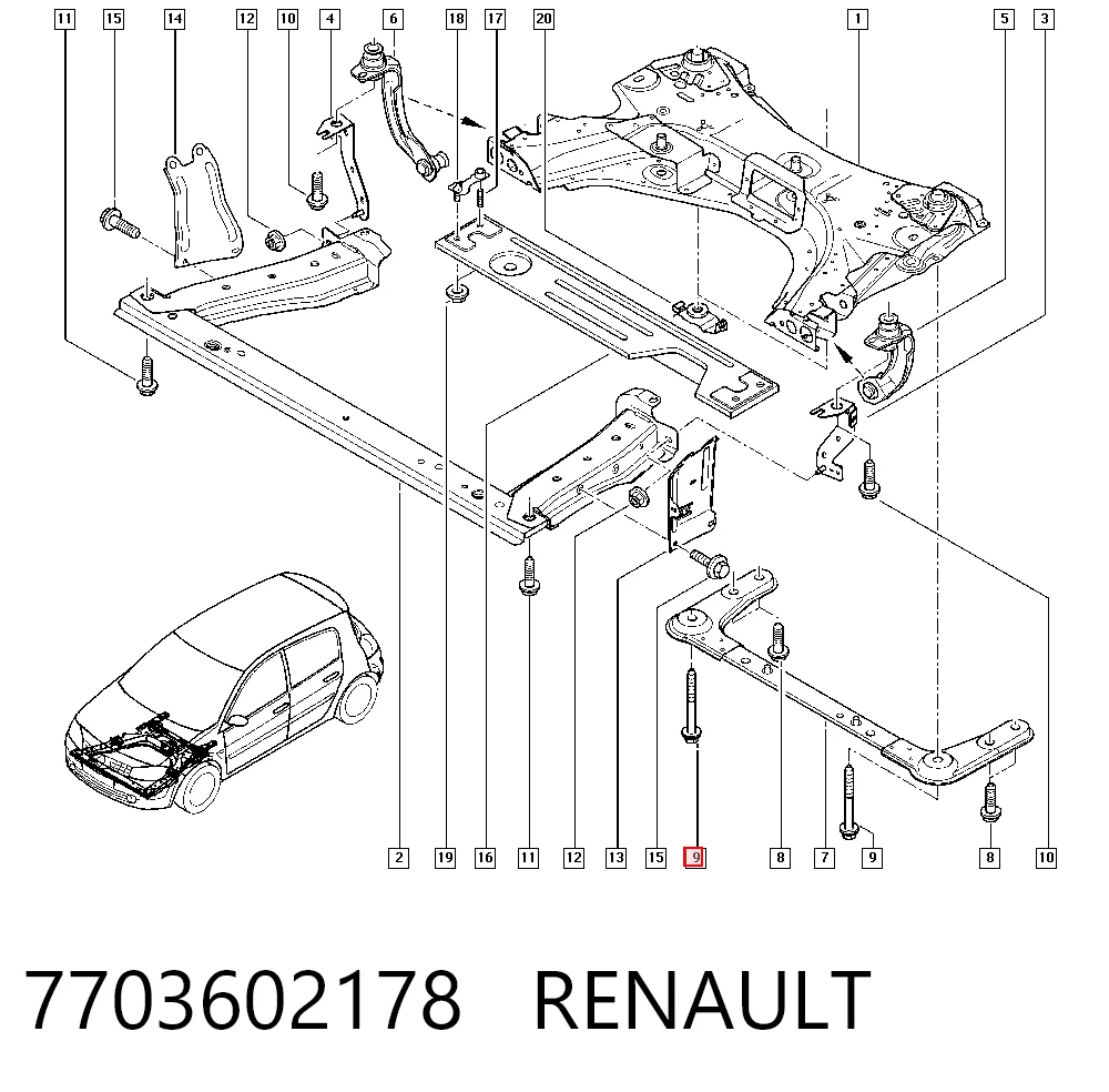 7703602178 Renault (RVI)