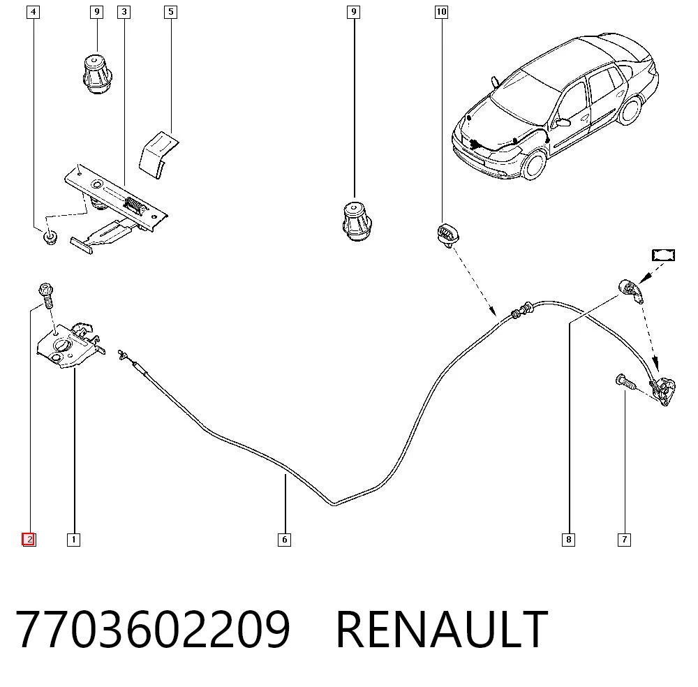 7703602209 Renault (RVI)