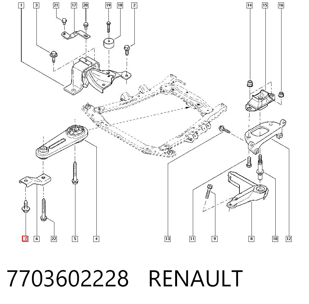 7703602228 Renault (RVI)