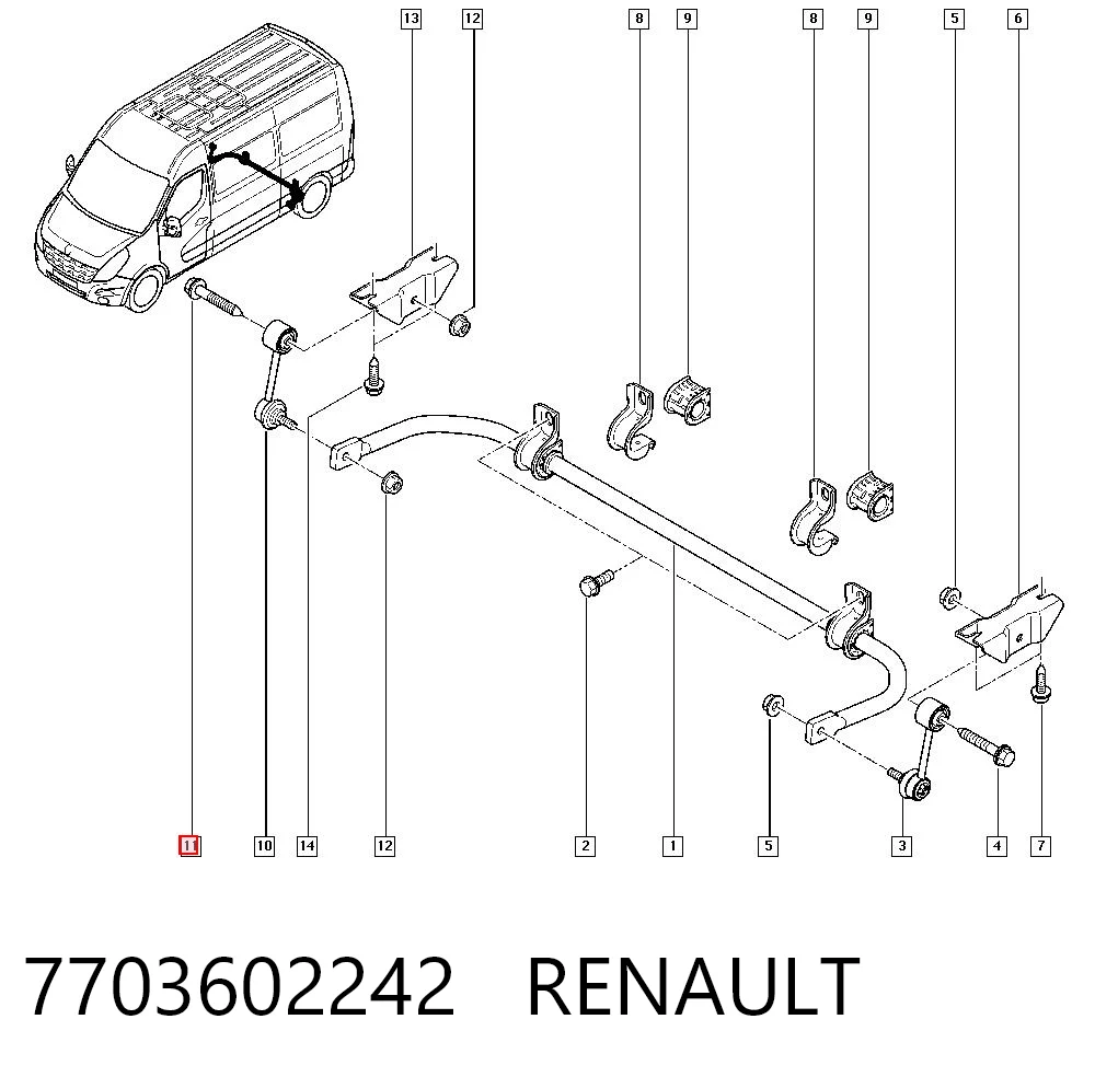 7703602242 Renault (RVI)