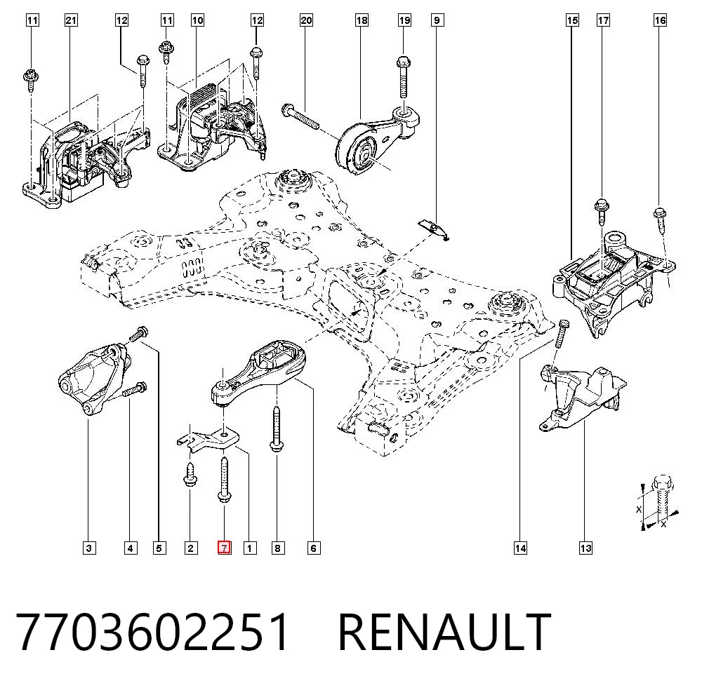 7703602251 RENAULT