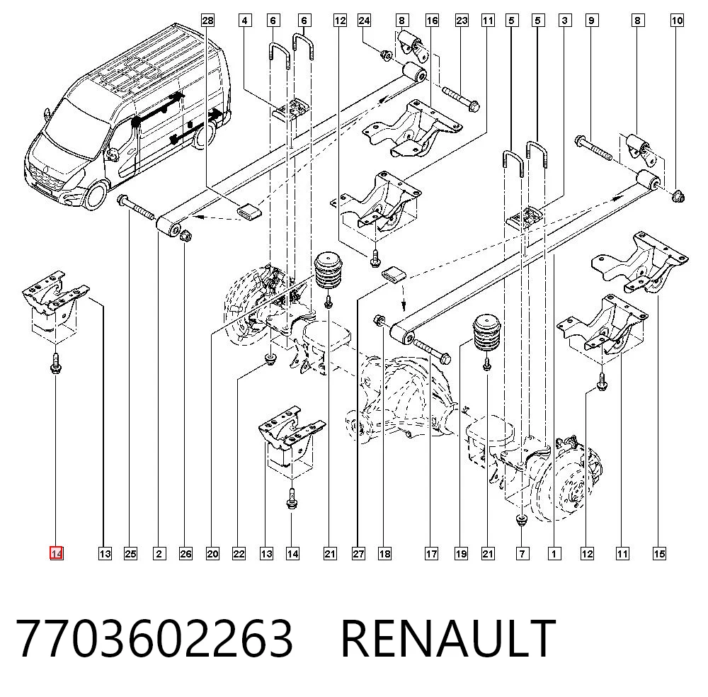 7703602263 Renault (RVI)
