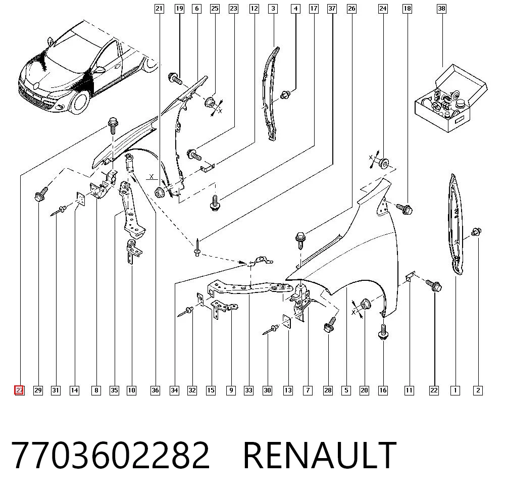 7703602282 RENAULT
