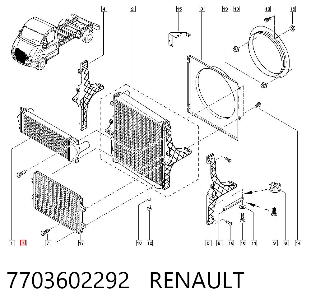 7703602292 Renault (RVI)