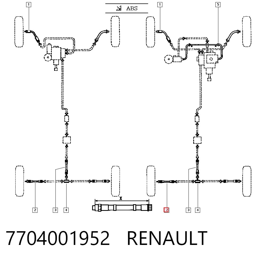 7704001952 Renault (RVI)
