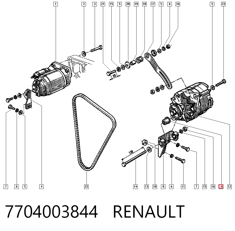 7704003844 Renault (RVI)